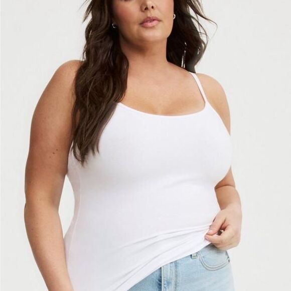 Torrid Bright White Foxy Cami - Picture 1 of 4